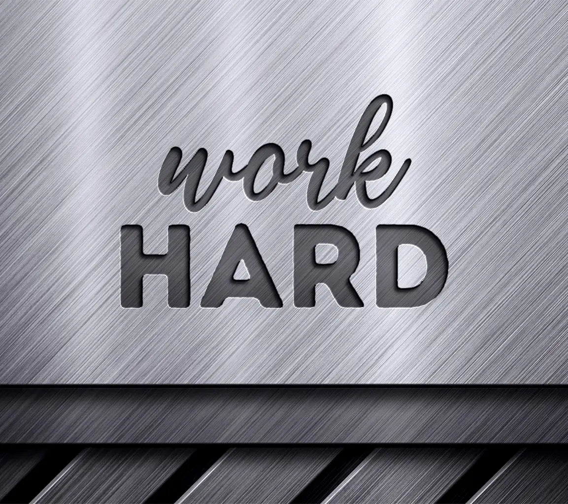 Work Hard  SVG Design Bundle - Inspirational Quotes SVG