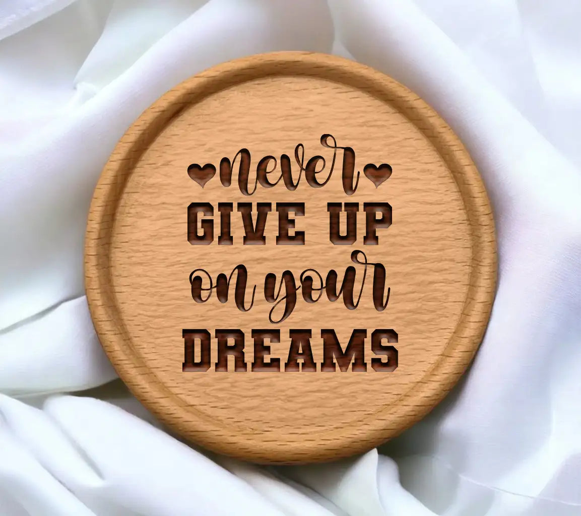 Never Give Up On Your Dreams - Inspirational SVG Design Bundle SVG