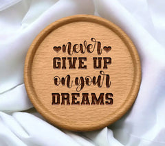 Never Give Up On Your Dreams - Inspirational SVG Design Bundle SVG