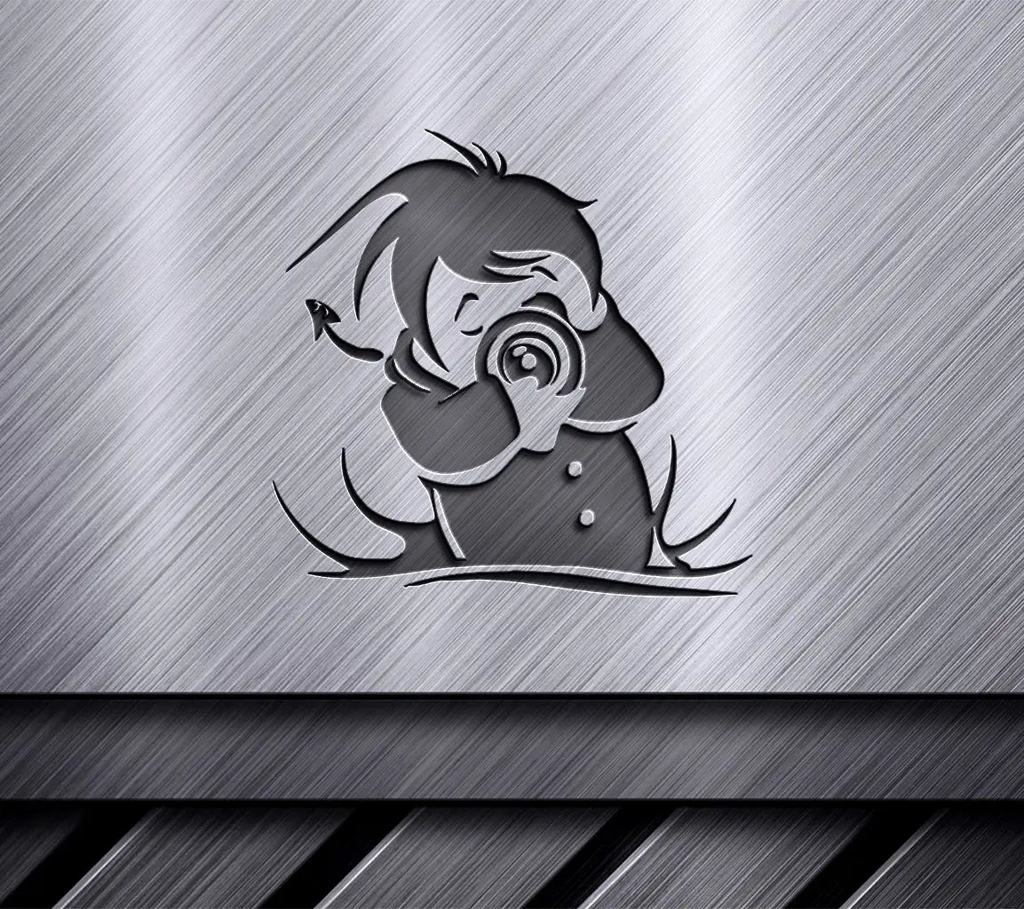  Photographer Minimalist Cartoon SVG Design SVG