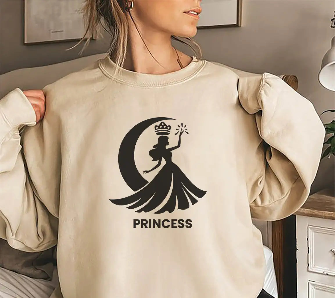 Princess Crown Silhouette SVG - Minimalist Design Concept SVG