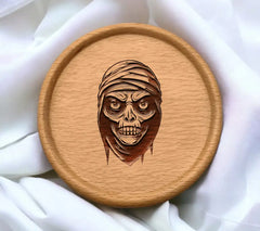 Bandana Skull SVG -  Mummy Face Design SVG