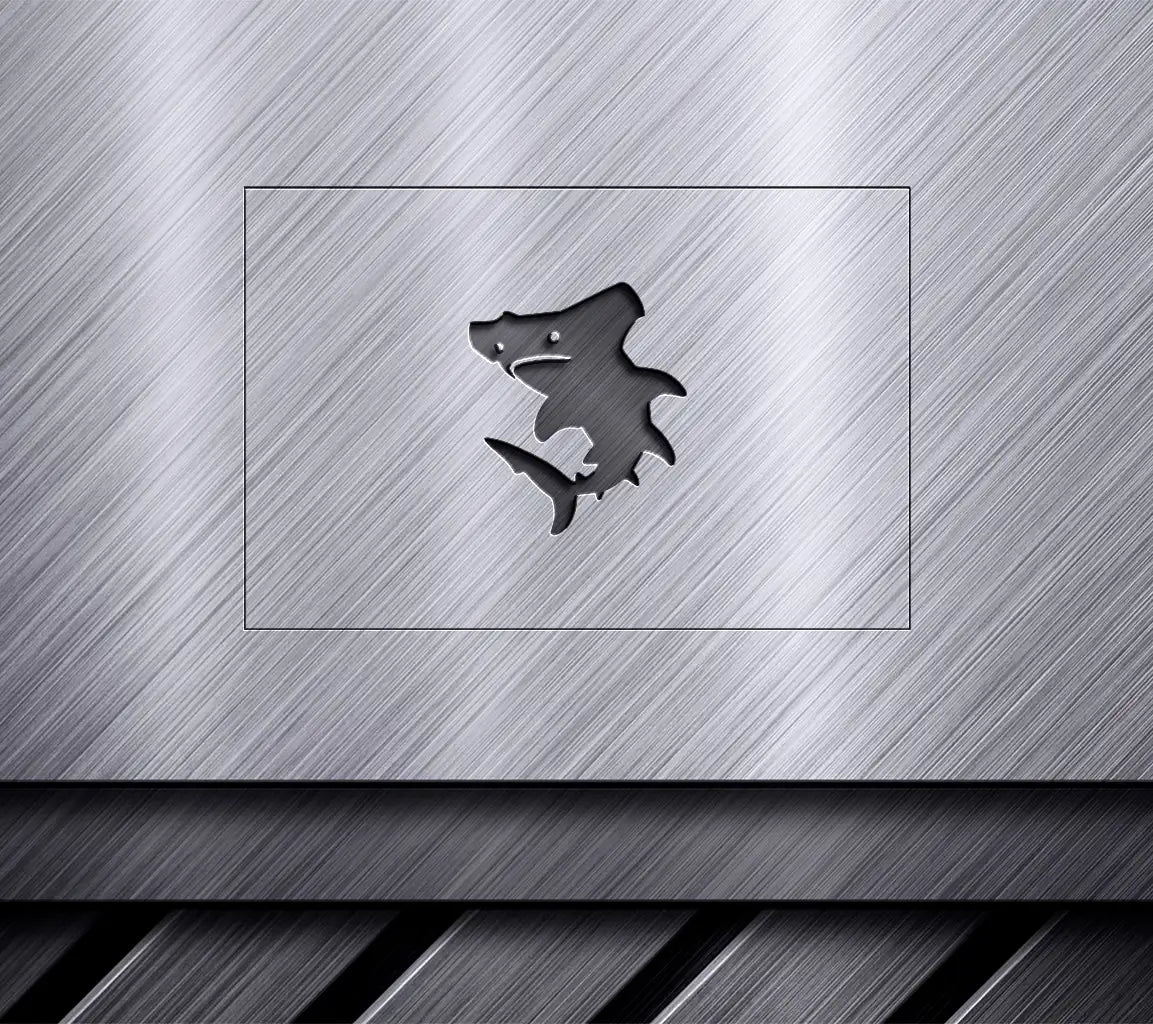 Hammerhead Shark Silhouette SVG -  Vector Illustration SVG
