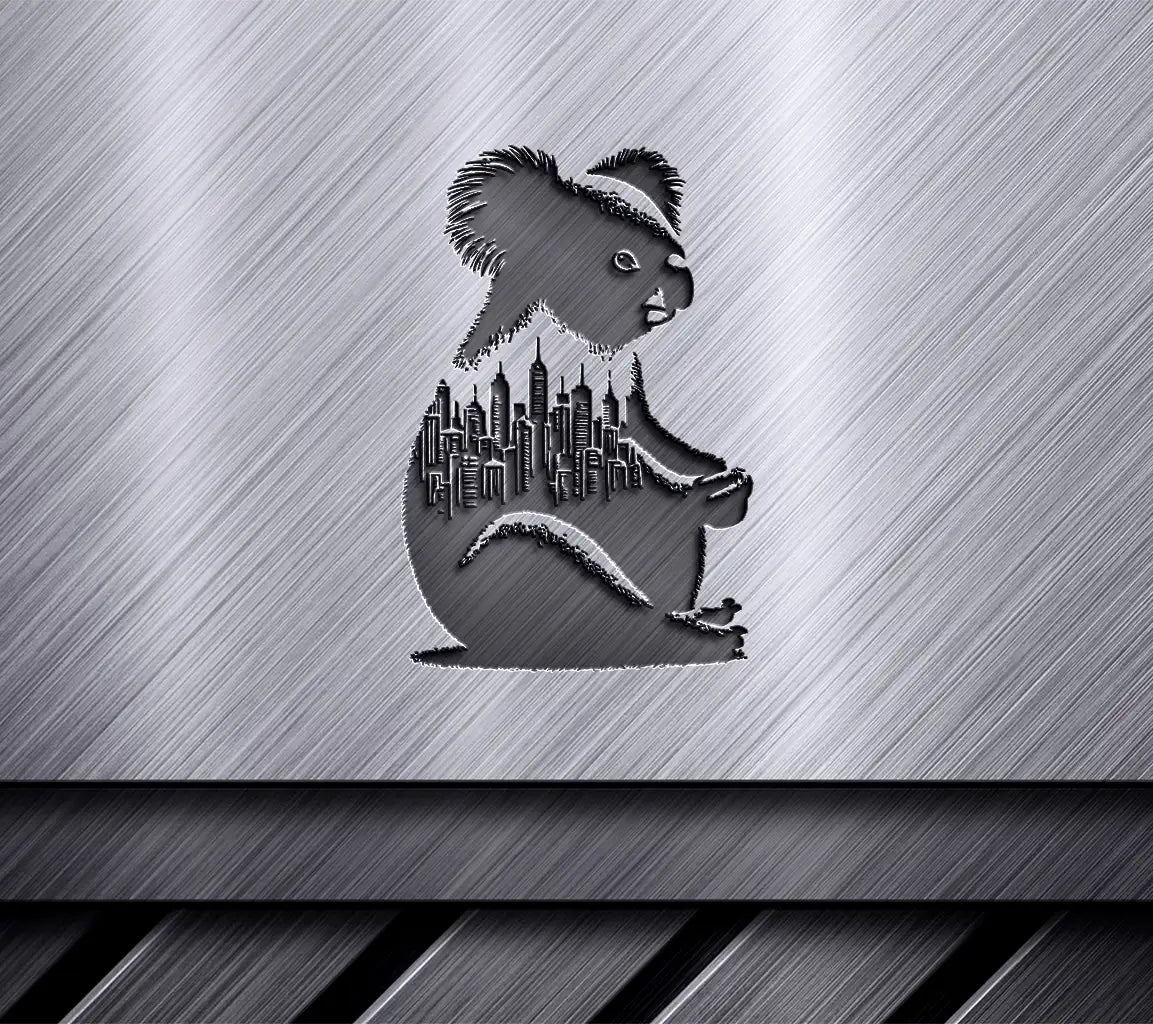  Koala City Skyline Silhouette SVG SVG