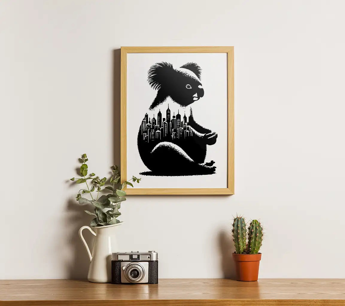  Koala City Skyline Silhouette SVG SVG