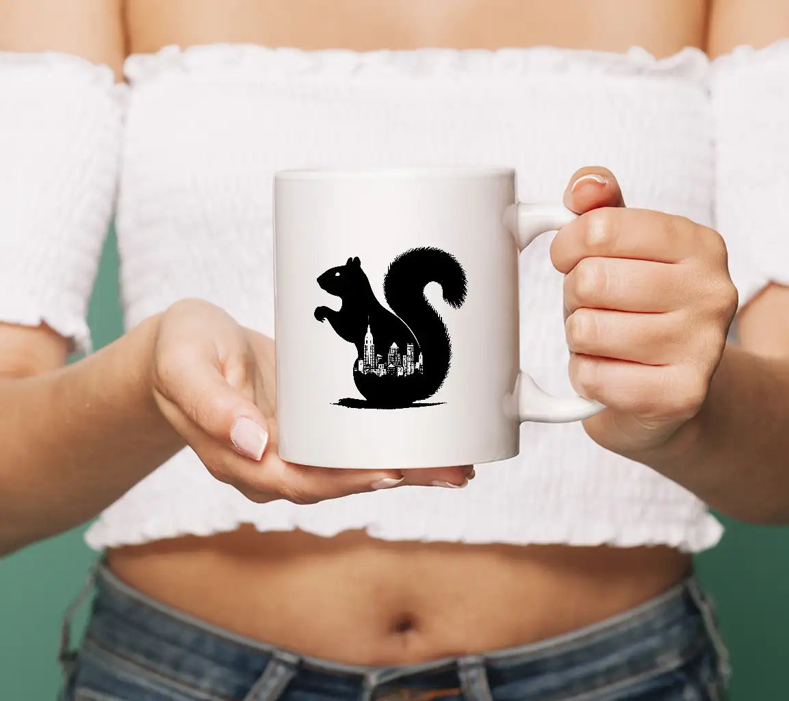  Squirrel City Skyline SVG Silhouette SVG
