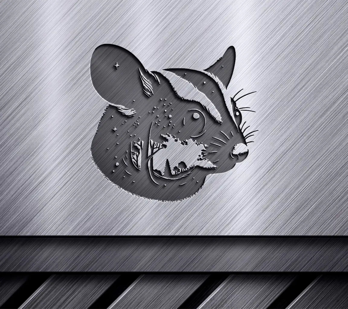 Badger Head Nature Silhouette SVG -  Drawing SVG