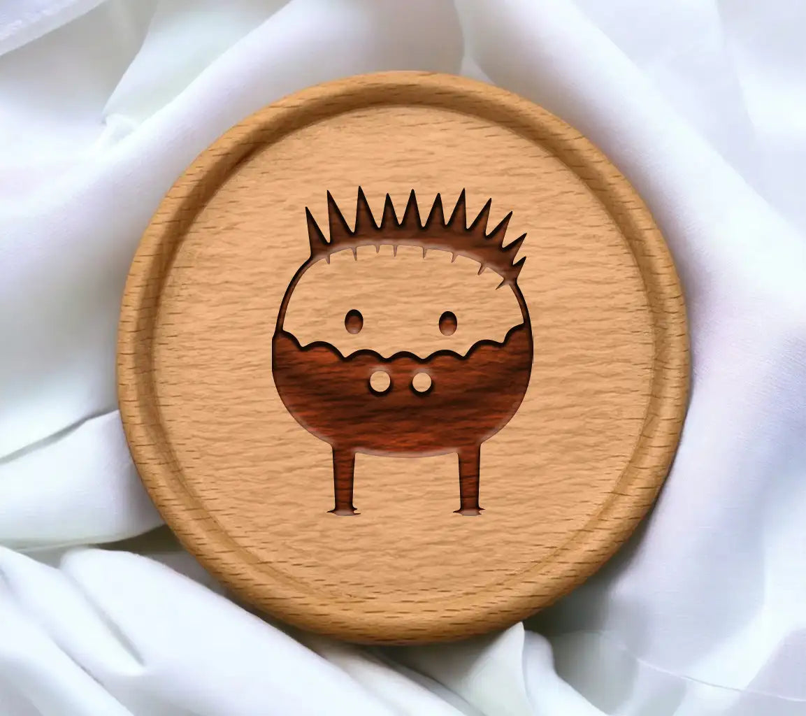 Cute Crowned Monster SVG -  Doodle SVG