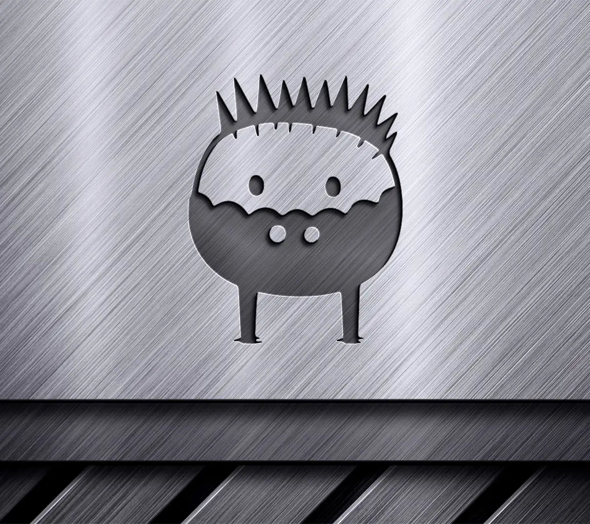 Cute Crowned Monster SVG -  Doodle SVG