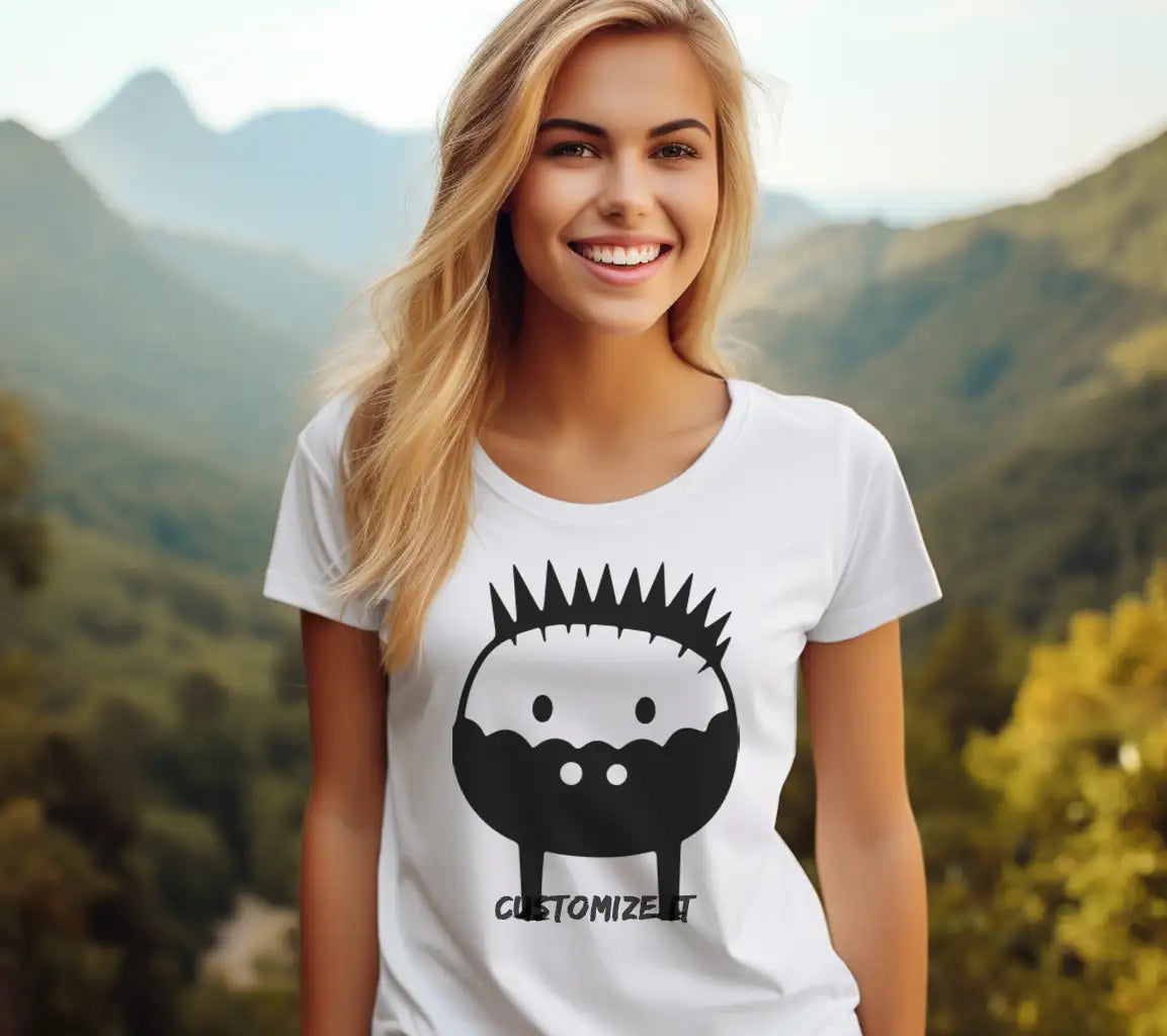 Cute Crowned Monster SVG -  Doodle SVG