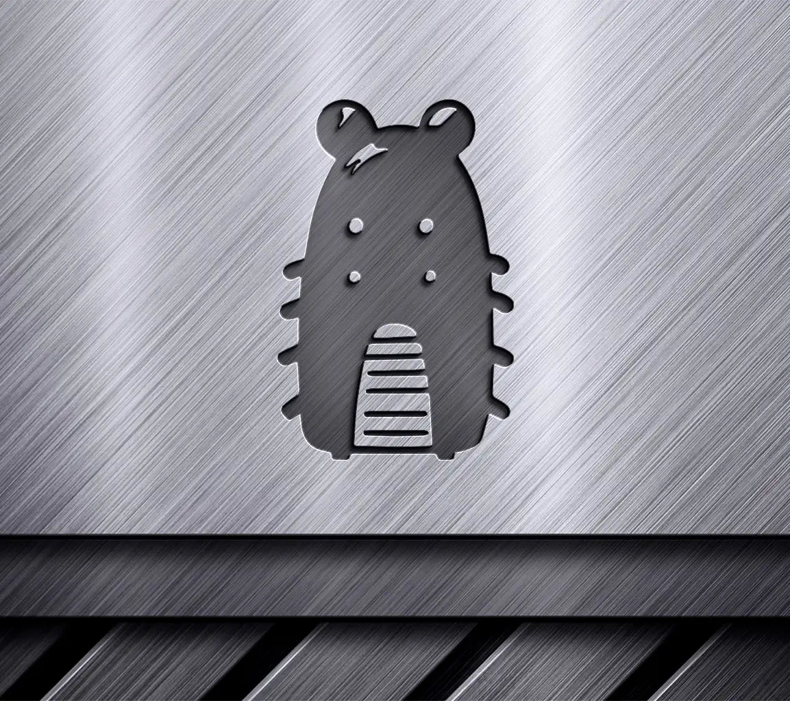 Cute Hamster Face SVG -  Doodle Illustration SVG