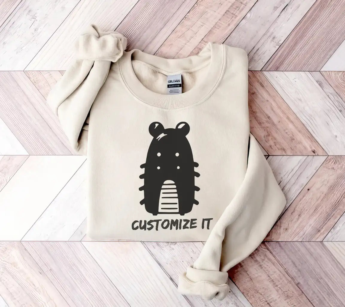Cute Hamster Face SVG -  Doodle Illustration SVG
