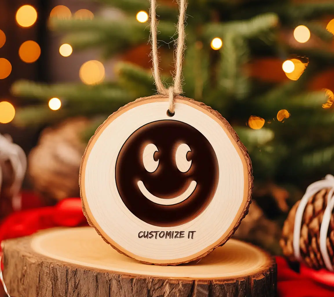 Black Smiley Face SVG Icon with White Eyes SVG