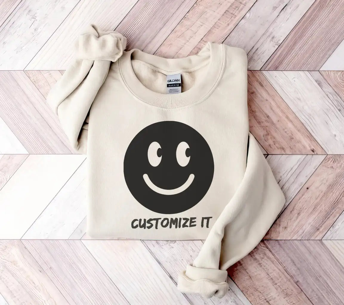 Black Smiley Face SVG Icon with White Eyes SVG