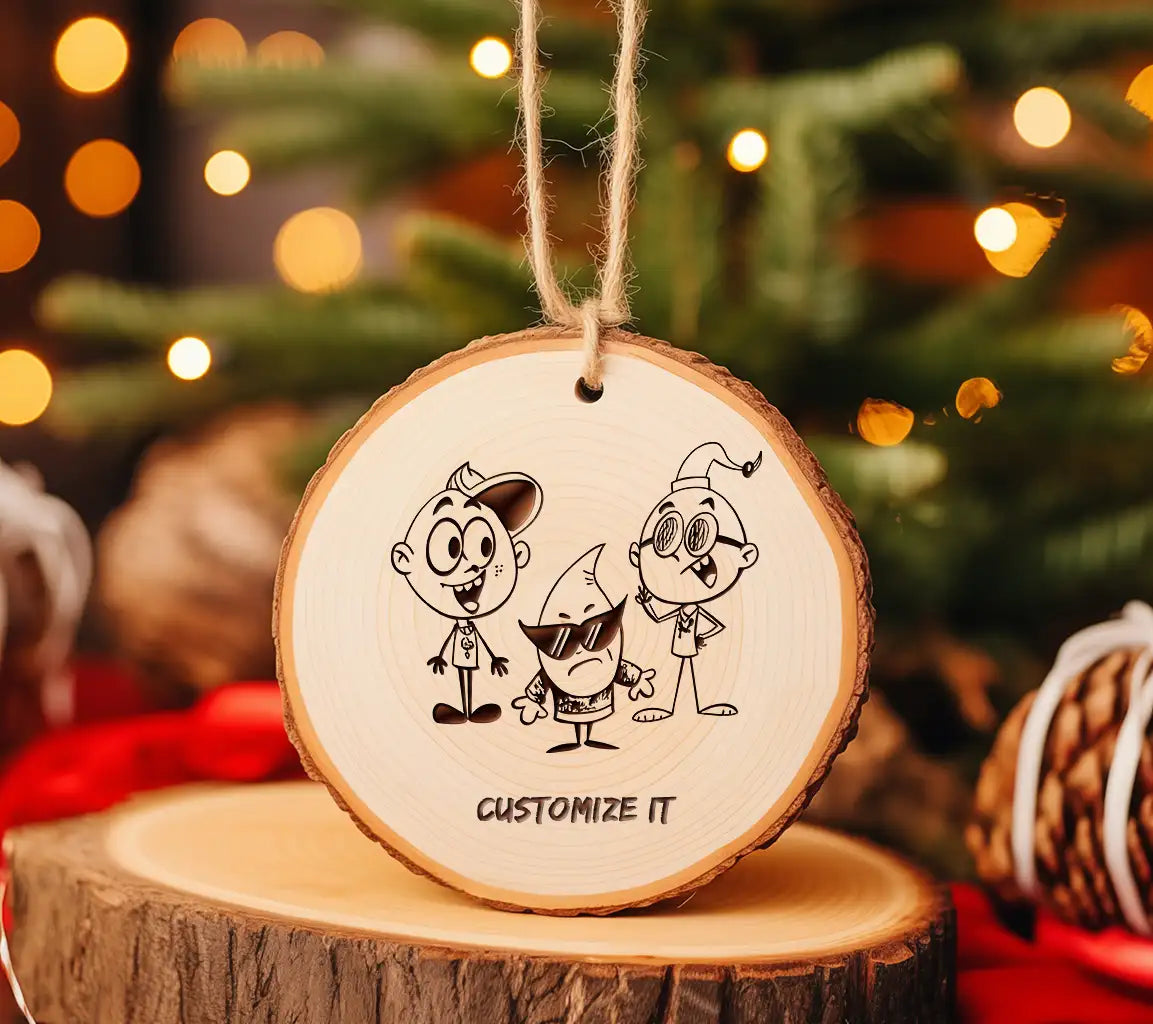  Cartoon Character Trio SVG - Hat & No Hat Design SVG