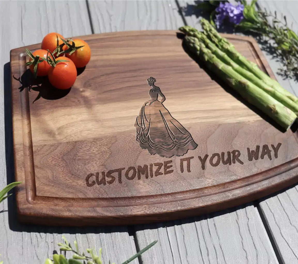 Vintage Woman Silhouette SVG -  Long Dress SVG