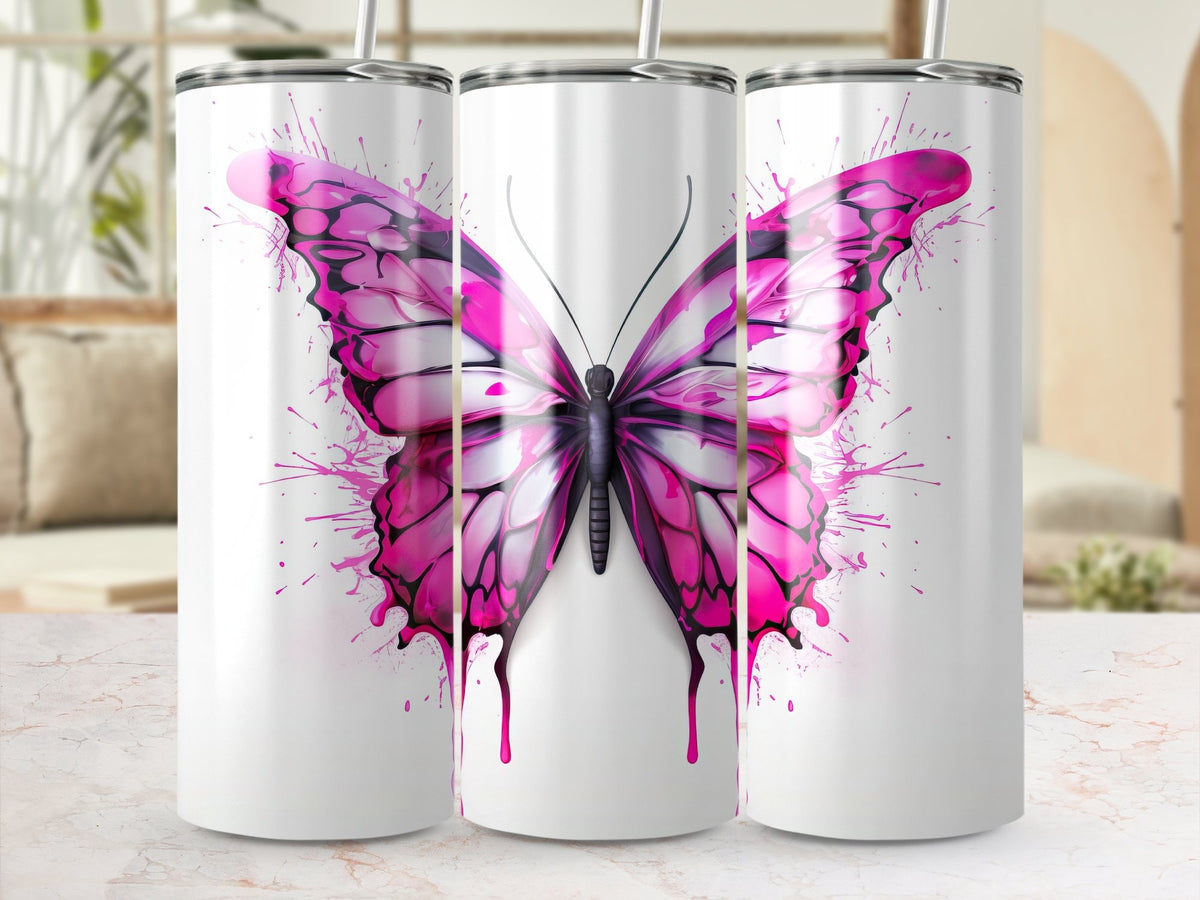 3D Watercolor Purple Butterfly 20 oz Skinny Tumbler Sublimation Design, Straight And Tapered Tumbler Wrap, Instant Download PNG | Tumbler Wrap | 3d_flowers, 3d_tumbler_design, 3d_tumbler_wrap, Colorful, flower_tumbler_wrap, lily_tumbler_design, skinny_tumbler_wrap, sublimation_design, tumbler_design, tumbler_wrap, white_tumbler_wrap | Gabe Atkins Designs